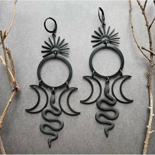 SNAKE GODDESS EARRINGS