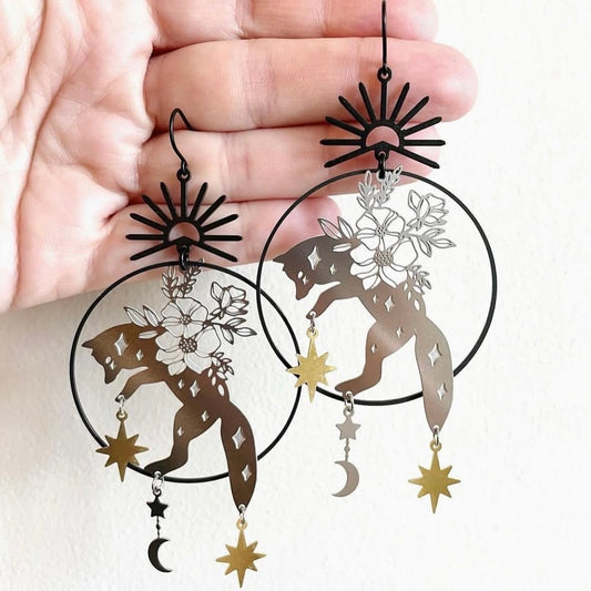 CELESTIAL FOX EARRINGS