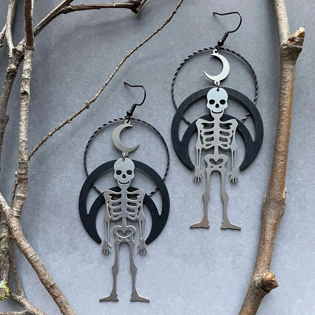 SPOOKYTIME SKELETON EARRINGS