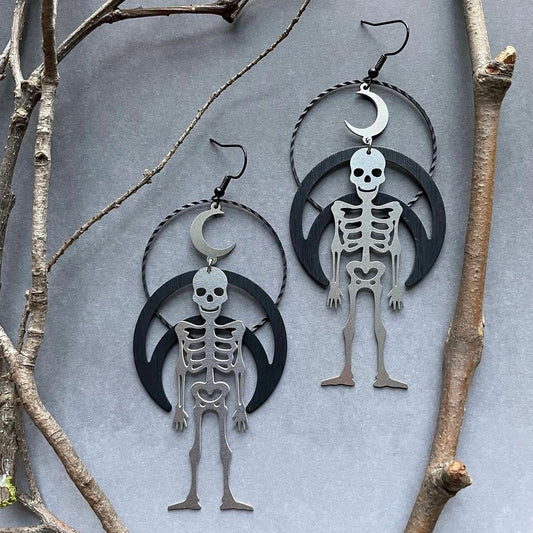 SPOOKYTIME SKELETON EARRINGS
