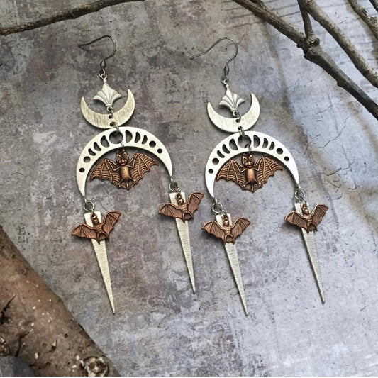 CLOUD OF BATS EARRINGS