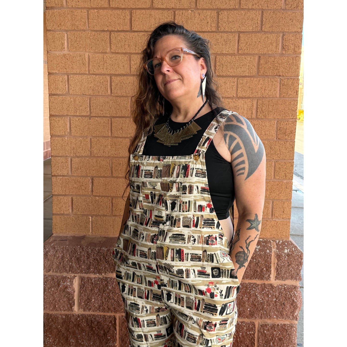 COZY READER OVERALLS