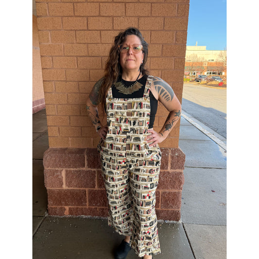 COZY READER OVERALLS