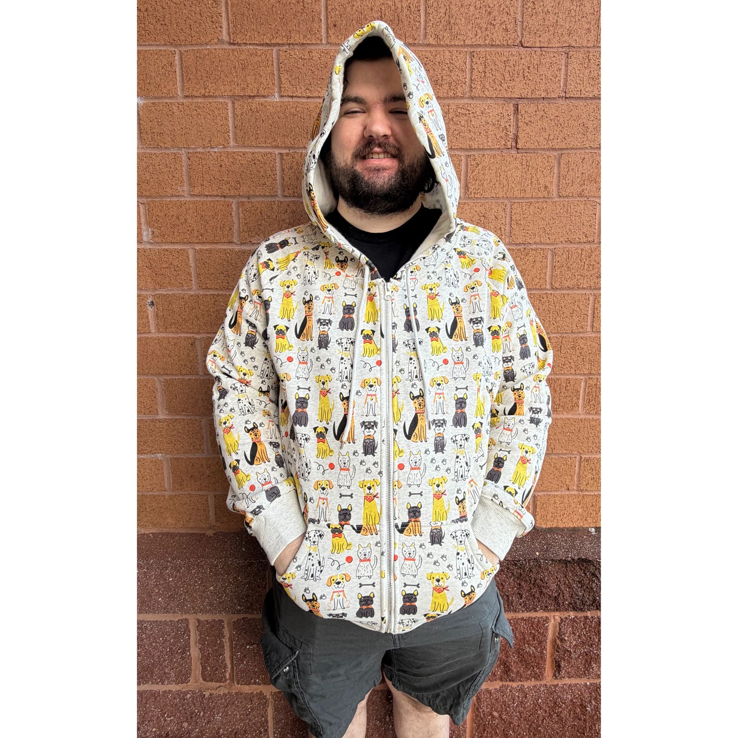 DOG LOVER ZIP UP HOODIE