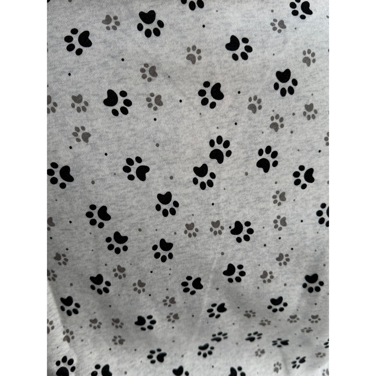 PAW PRINTS CREW NECK SWEATSHIRT