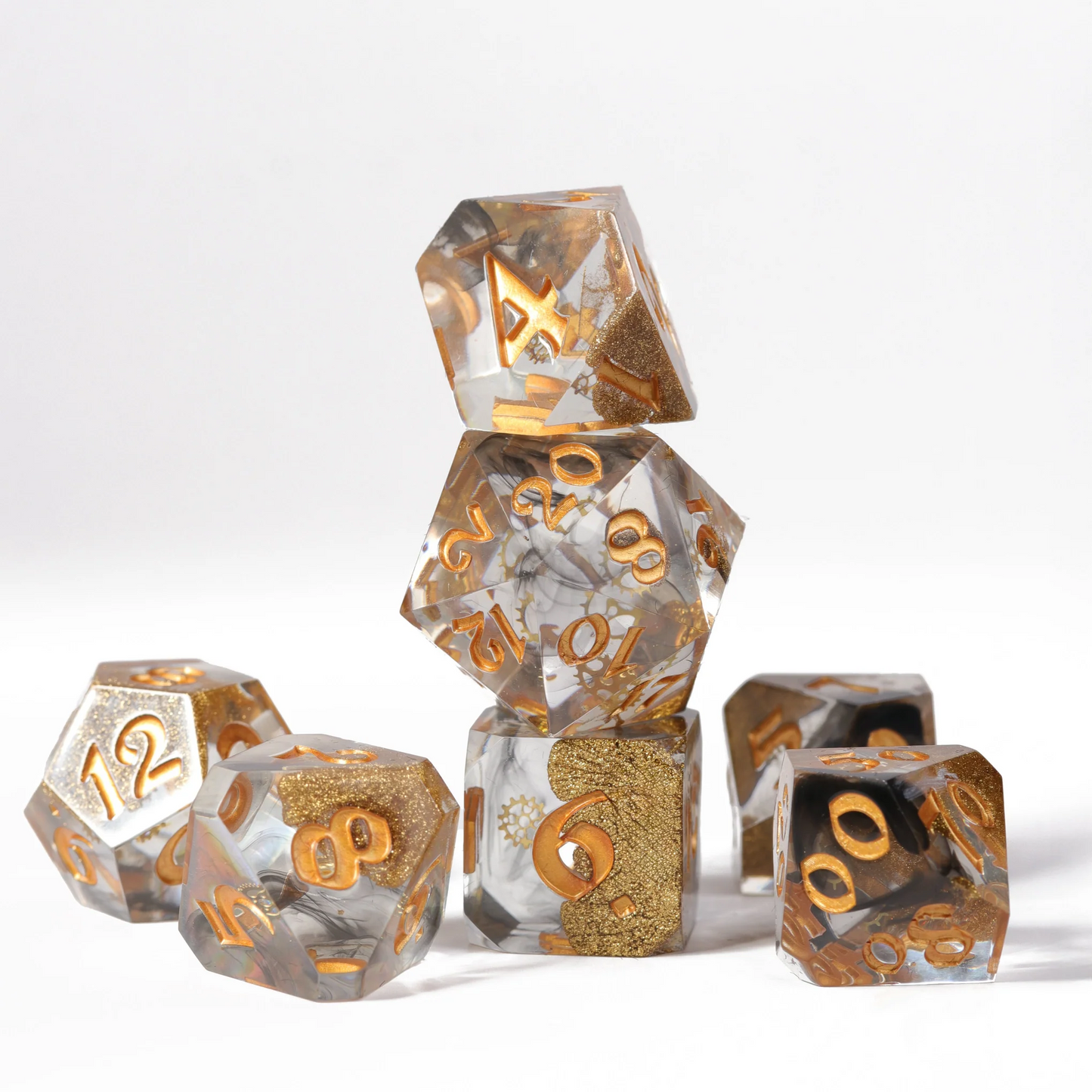DIE HARD LUMIERA TRANSPLANAR SHARP EDGE DICE SET