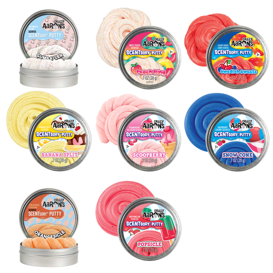 CRAZY AARON'S THINKING PUTTY SCENTSORY SERIES 2.75" TIN