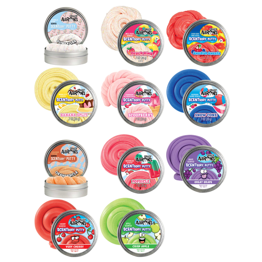 CRAZY AARON'S THINKING PUTTY SCENTSORY SERIES 2.75" TIN