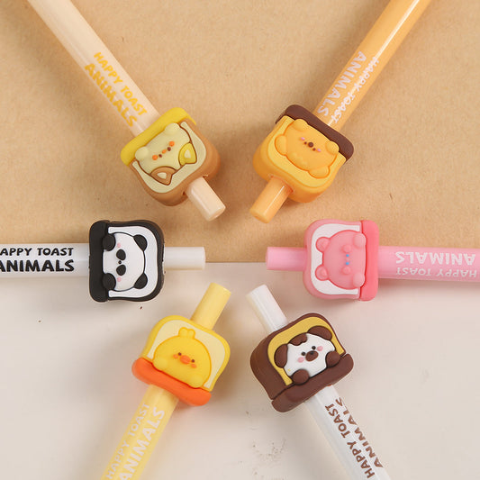 HAPPY TOAST ANIMALS GEL PEN