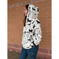 WHIMSICAL CAT FOREST ZIP HOODIE