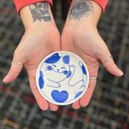 CALICO CHONKER CAT TRINKET DISH