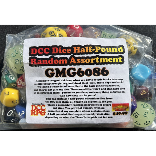 HALF POUND ASSORTED DCC DICE