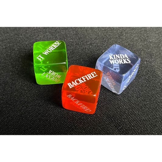 THE SHIVERS: COLORED DICE 3 PACK