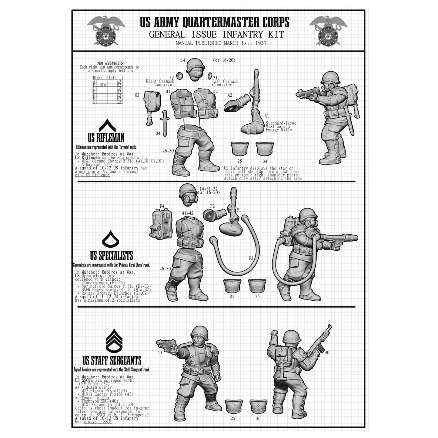 MARCHER: UNITED STATES INFANTRY
