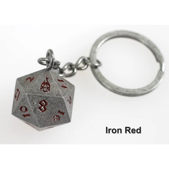 FOB OF FATE D20 KEYCHAIN