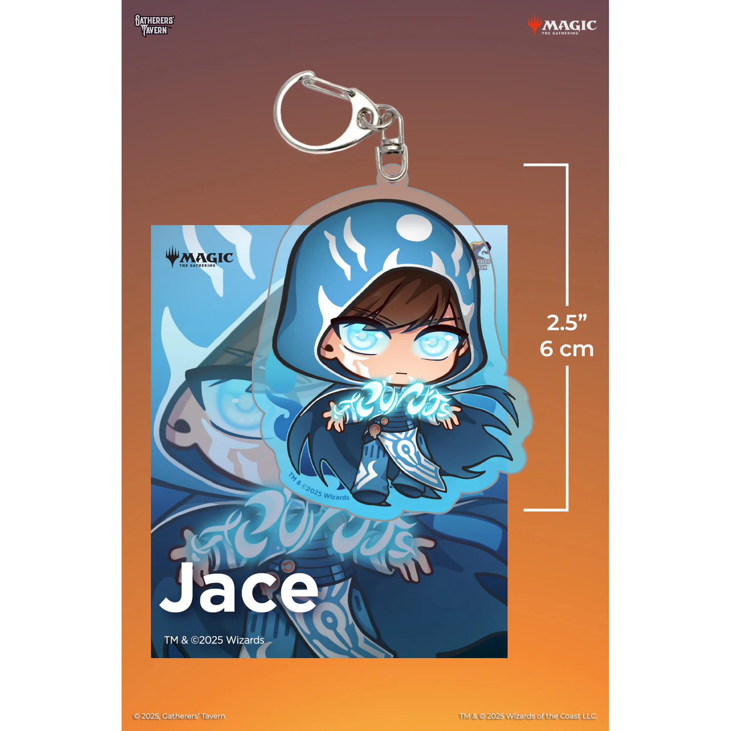 MTG PLANESWALKER ACRYLIC KEYCHAIN