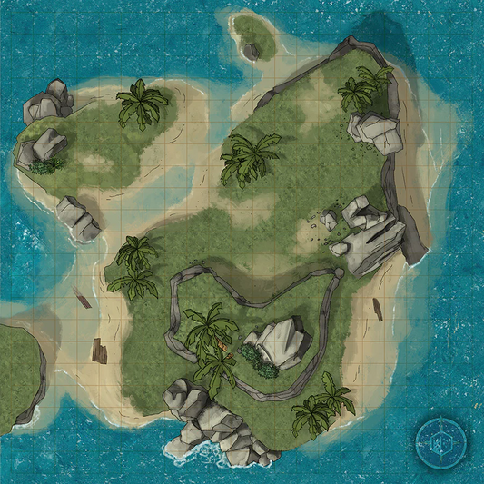 BATTLECLOTH MAP: KRAKEN'S REST