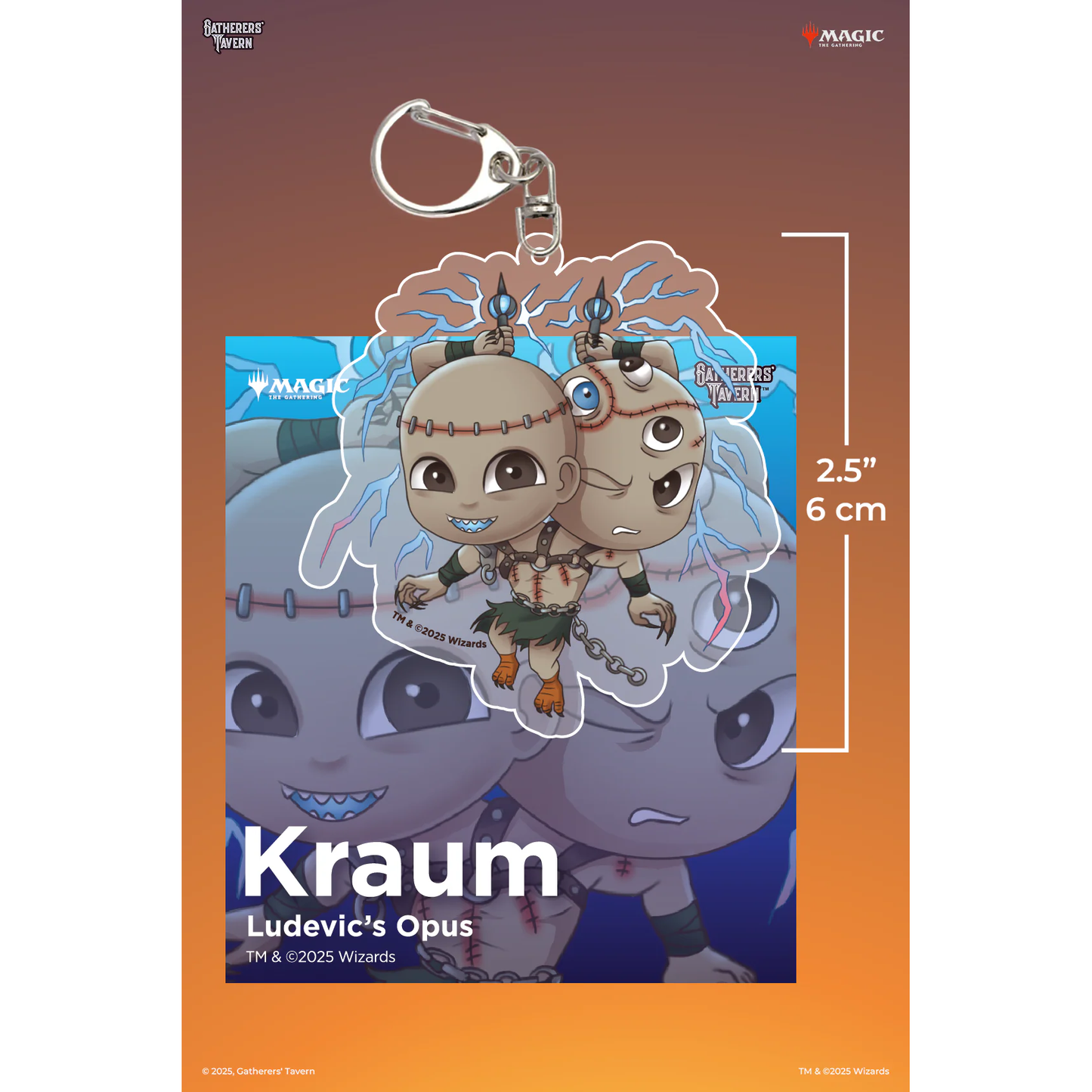 MTG PARTNER COMMANDERS ACRYLIC KEYCHAIN