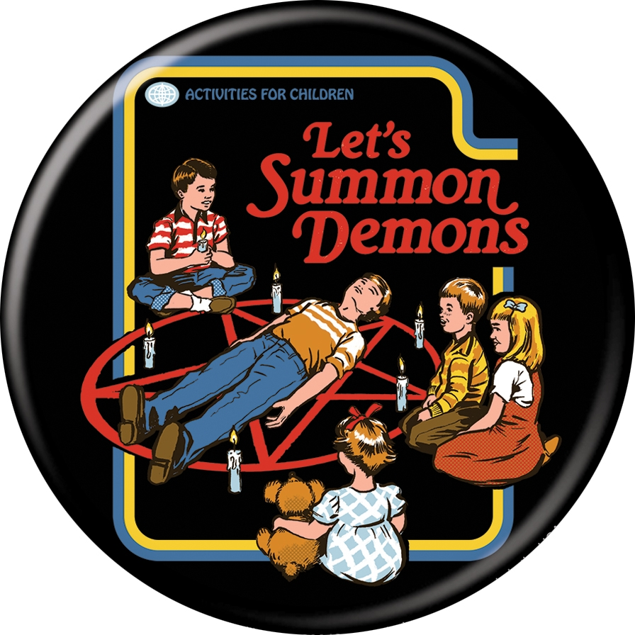 STEVEN RHODES CLASSIC 3 INCH BUTTON