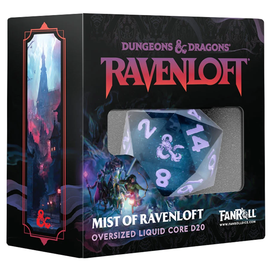 D&D: D20 SINGLE OVERSIZED LIQUID CORE: MISTS OF RAVENLOFT