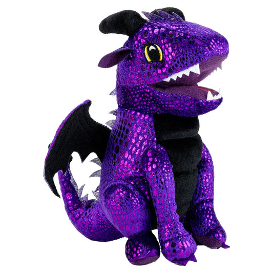 DICE BAG PURPLE DRAGON PLUSH