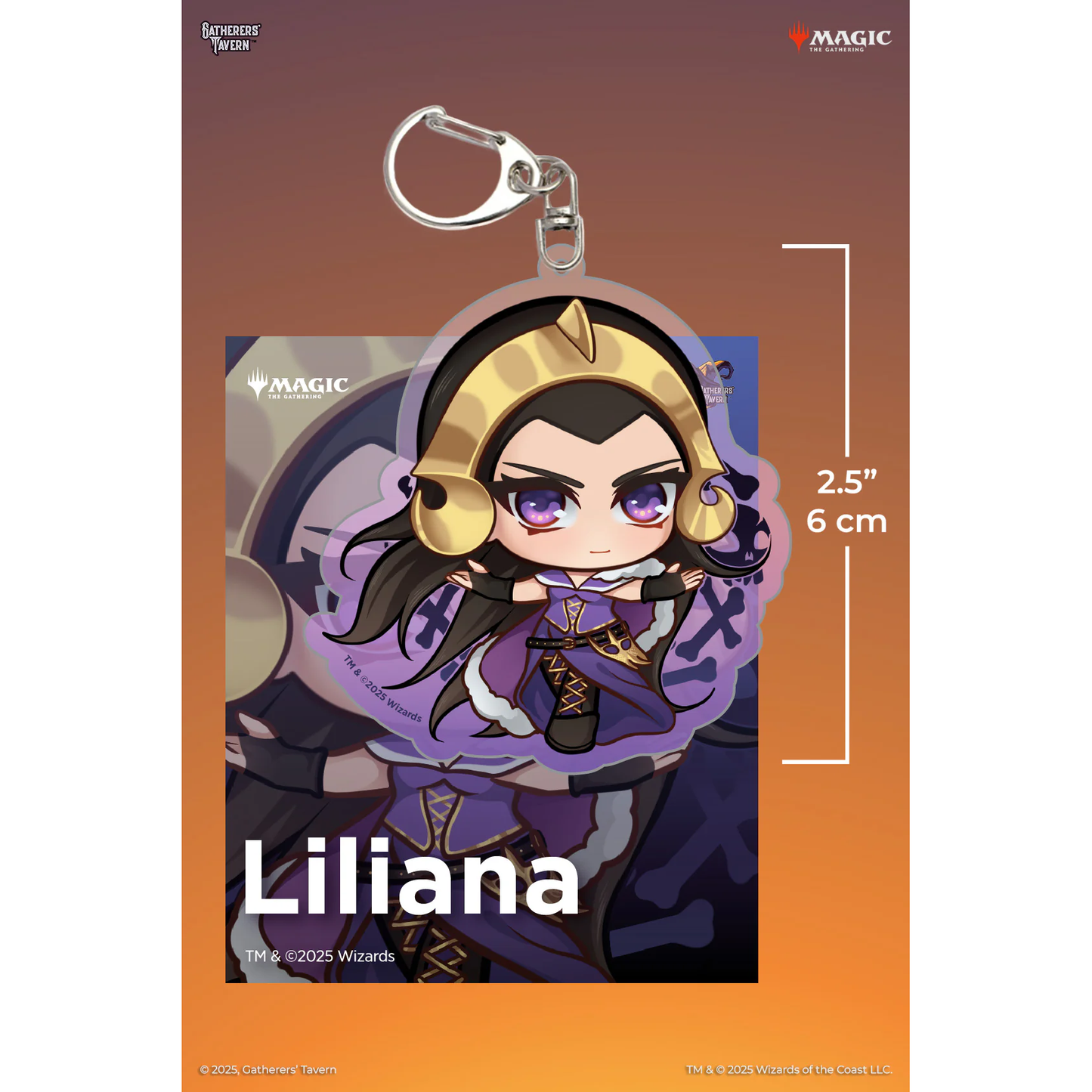 MTG PLANESWALKER ACRYLIC KEYCHAIN