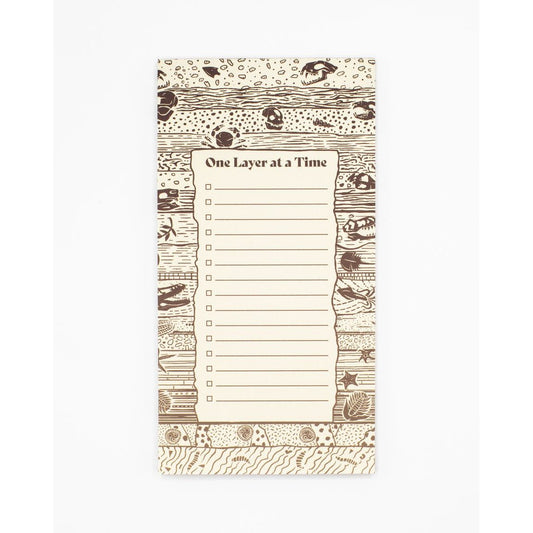 ONE LAYER AT A TIME NOTEPAD