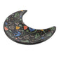 MIDNIGHT BLOOM CRESCENT MOON TRINKET DISH