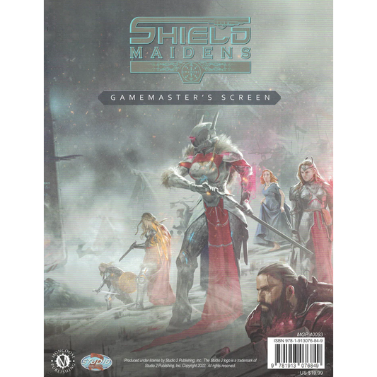 SHIELD MAIDENS RPG GM SCREEN