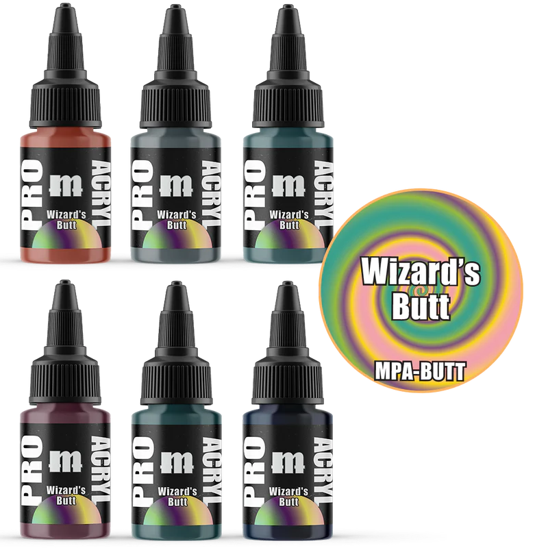 PRO ACRYL WIZARD'S BUTT PAINT SET