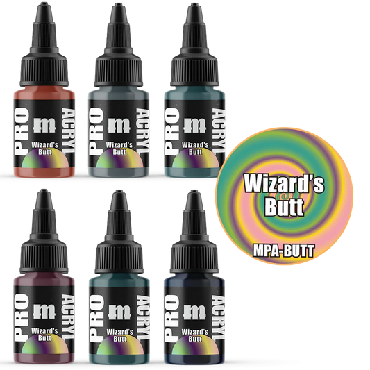 PRO ACRYL WIZARD'S BUTT PAINT SET