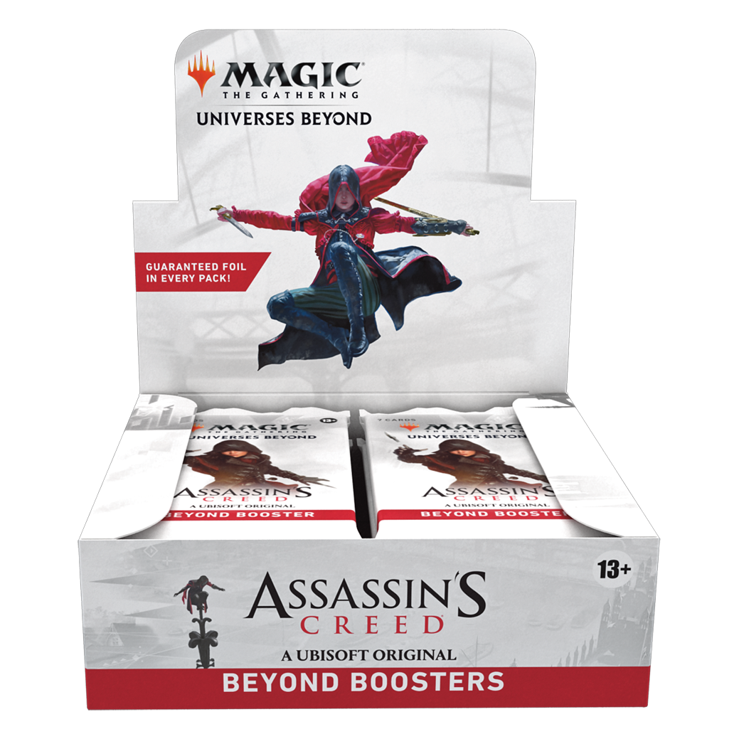 UNIVERSES BEYOND ASSASSIN'S CREED BEYOND BOOSTER BOX MAGIC THE GATHERING