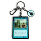 MAGIC THE GATHERING ANCESTRAL RECALL CARD KEYCHAIN