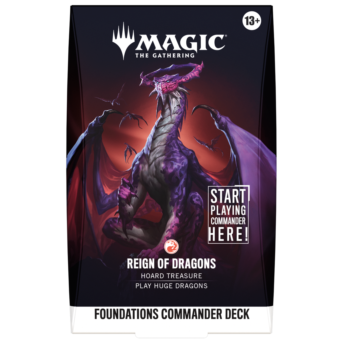 MAGIC FOUNDATIONS REIGN OF DRAGONS COMMANDER DECK