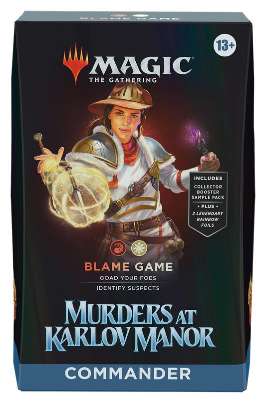 BLAME GAME COMMANDER DECK (MURDERS AT KARLOV MANOR)