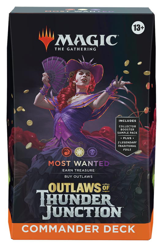 MOST WANTED - OUTLAWS OF THUNDER JUNCTION COMMANDER DECK PREORDER