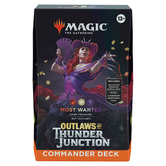 OUTLAWS OF THUNDER JUNCTION MOST WANTED COMMANDER DECK