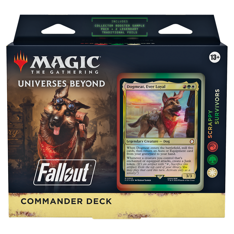 UNIVERSES BEYOND: FALLOUT SCRAPPY SURVIVORS COMMANDER DECK