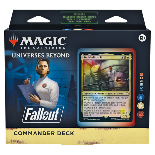 UNIVERSES BEYOND: FALLOUT SCIENCE! COMMANDER DECK