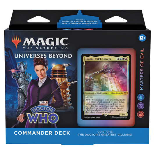 UNIVERSES BEYOND: DOCTOR WHO MASTERS OF EVIL COMMANDER DECK