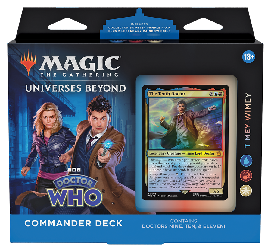 TIMEY-WIMEY COMMANDER DECK UNIVERSES BEYOND DOCTOR WHO