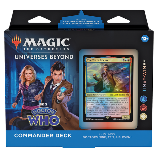 UNIVERSES BEYOND: DOCTOR WHO TIMEY-WIMEY COMMANDER DECK