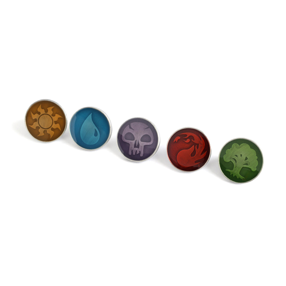 MAGIC THE GATHERING COLOR MANA PIN SET