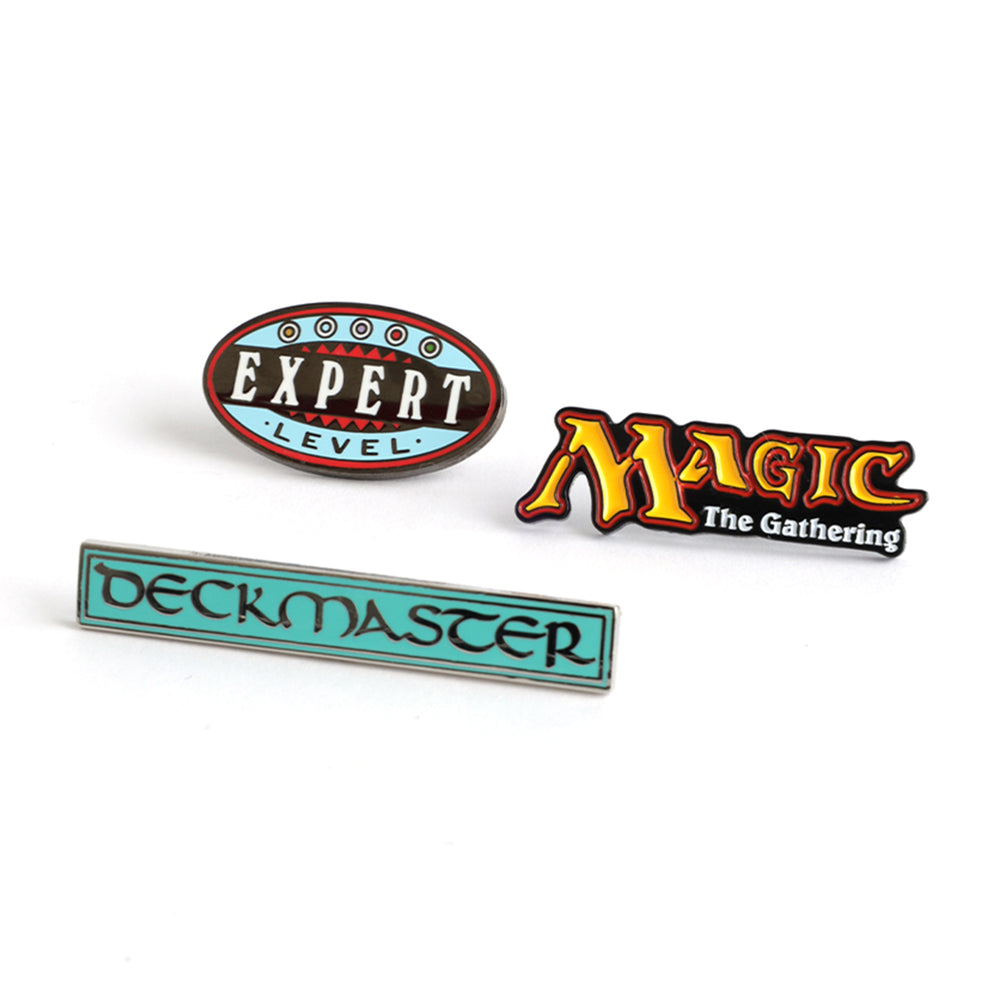 MAGIC THE GATHERING LOGO DECKMASTER PIN SET