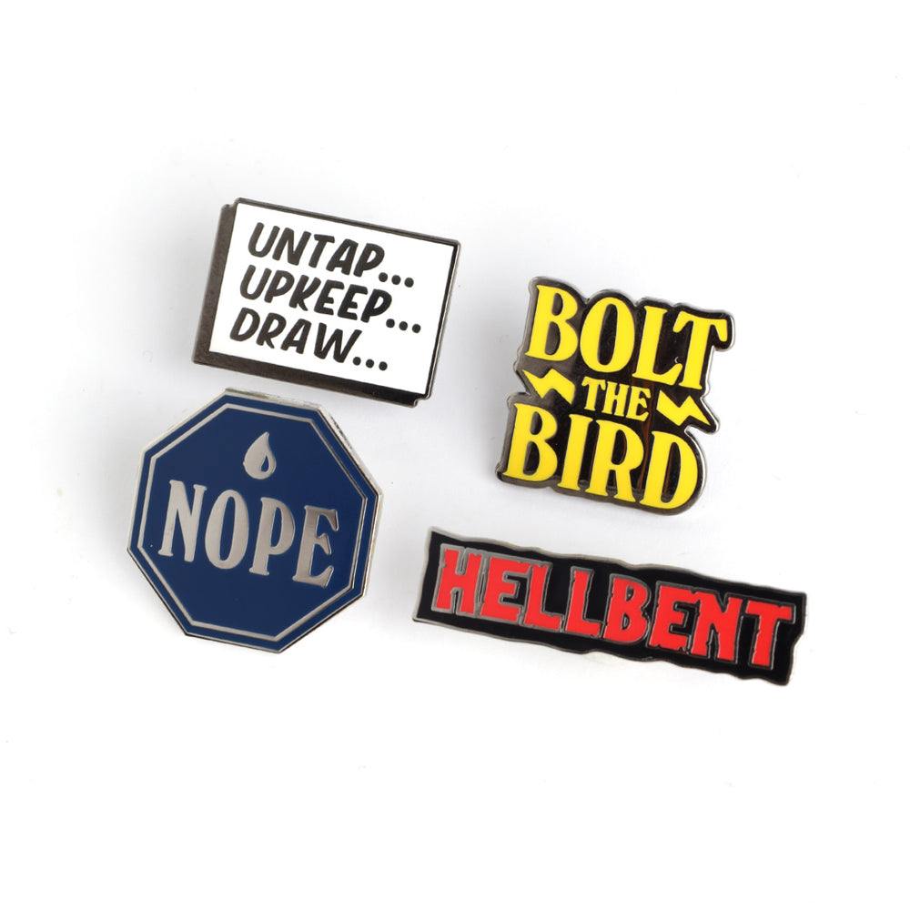 MAGIC THE GATHERING PHRASES PIN SET