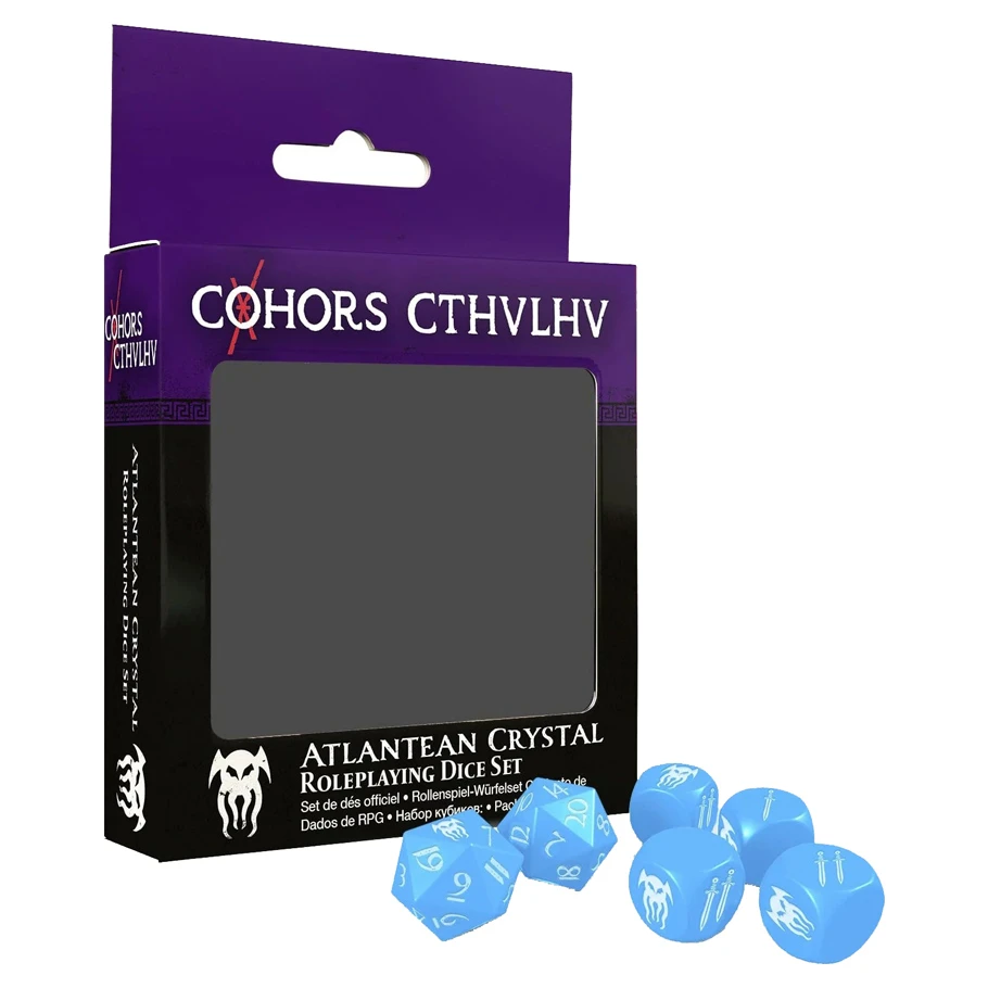COHORS CTHULHU ATLANTEAN CRYSTAL DICE
