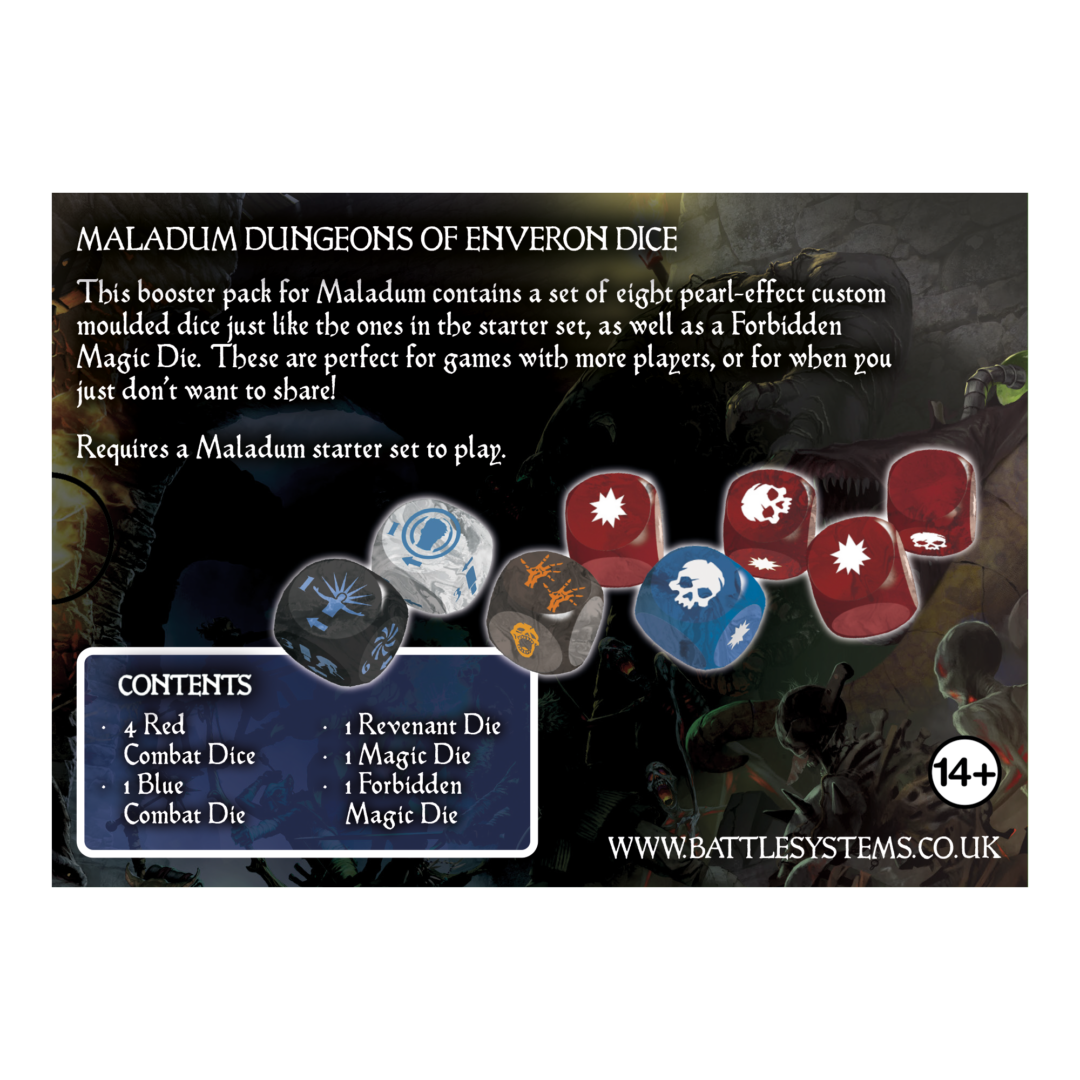 MALADUM DUNGEONS OF ENVERON DICE