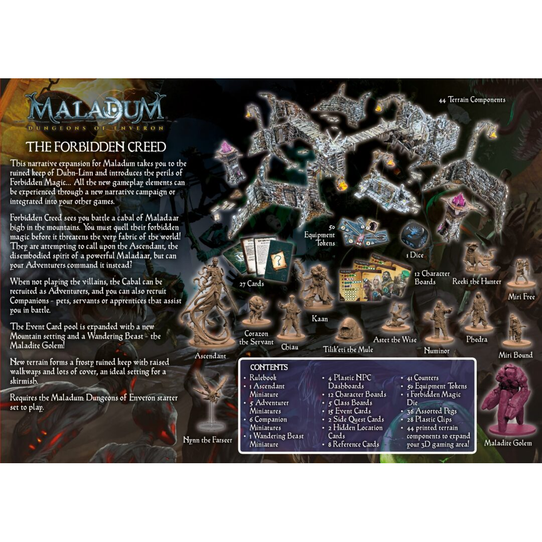 MALADUM THE FORBIDDEN CREED EXPANSION