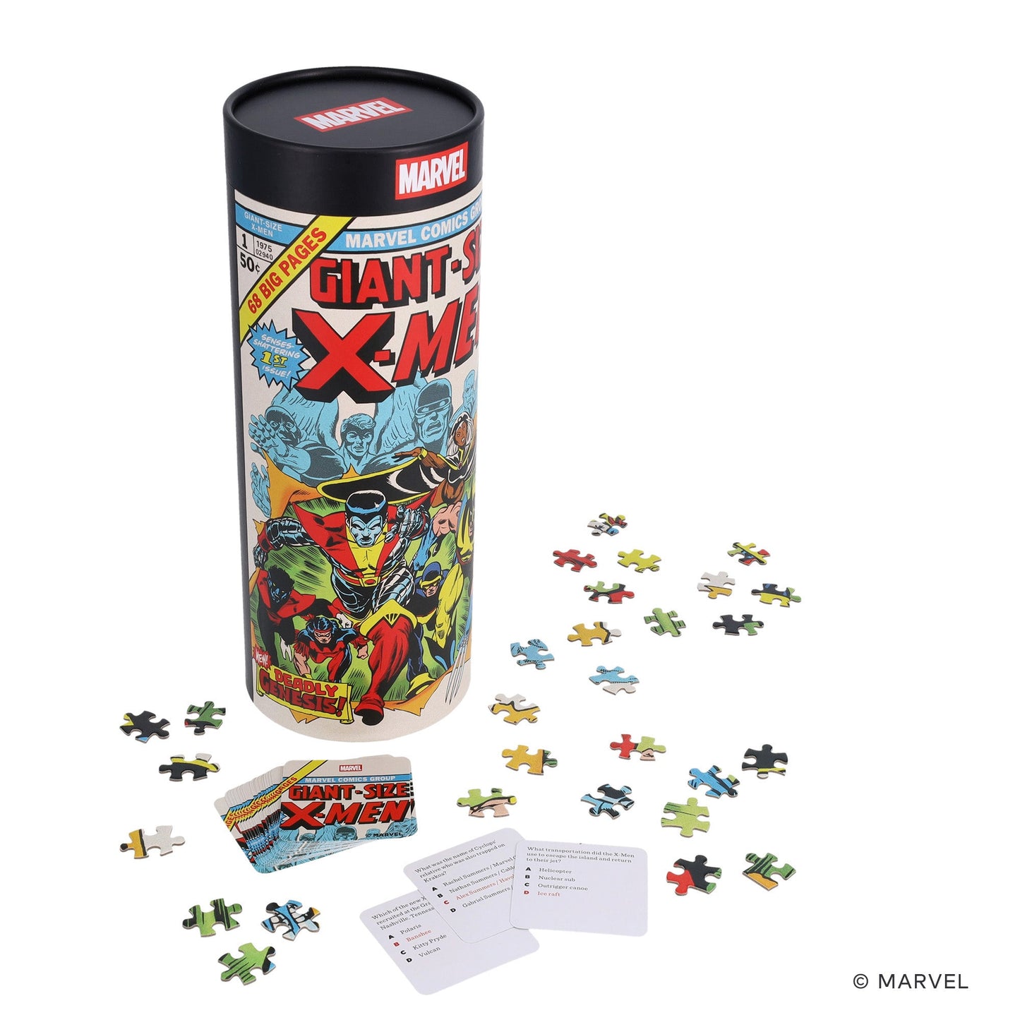 MARVEL X-MEN JIGSAW PUZZLE AND TRIVIA