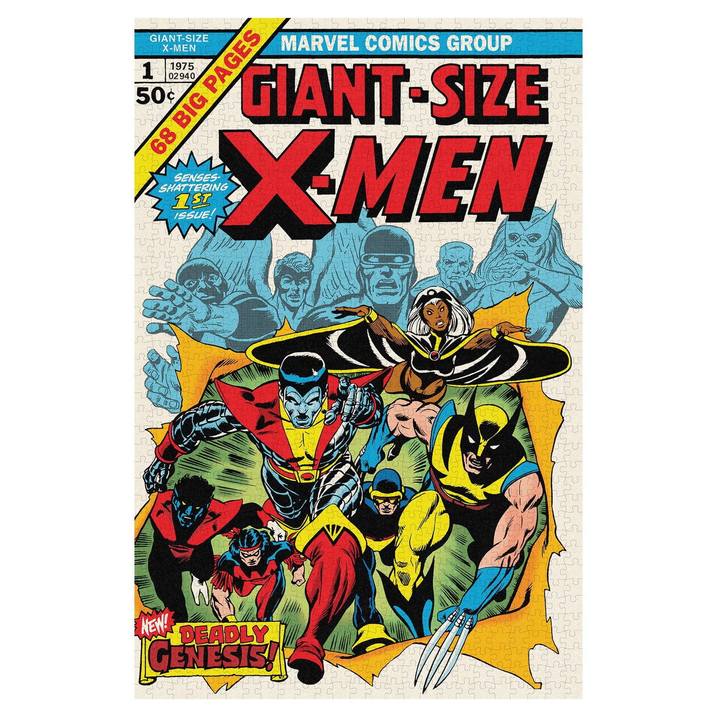 MARVEL X-MEN JIGSAW PUZZLE AND TRIVIA